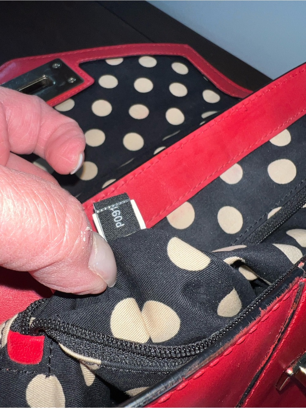 >Kate Spade Post Street Little Nadine Bag- Red - Picture 9 of 11